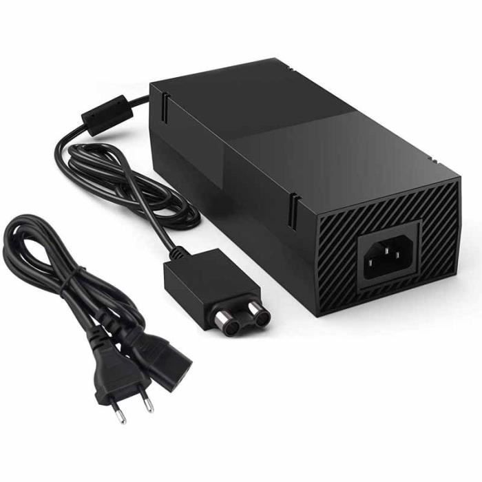 Adaptateur secteur Xbox One Noir Filaire Chargeur Cdiscount