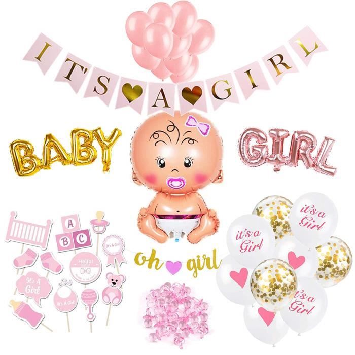 Sicurezzaprima Baby Shower Decoration Fille Xxl 48 Pieces Douche De Bebe Decoration Fete De Naissance Pour Fille Ballons G Cdiscount Maison Sicurezzaprima Baby Shower Decoration Fille Xxl 48 Pieces Douche De Bebe Decoration Fete De Naissance Pour Fille Ballons G Cdiscount Maison