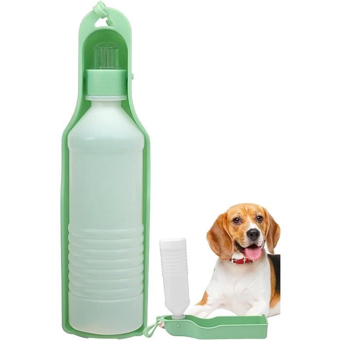 Bouteille d'eau portable pour chien 3 en 1 Distributeur d'eau