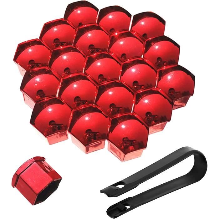 20 Pièces Cache Ecrou Pour Voitures Universel, 17Mm 19Mm 21Mm ...
