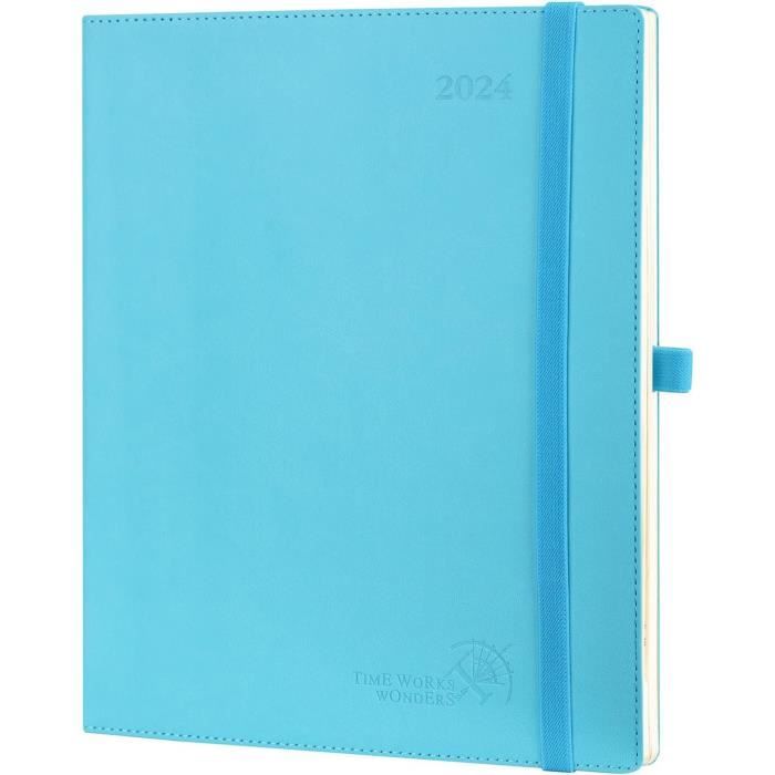 LEUCHTTURM1917 367657 Agenda Semainier 2024, Format Medium (A5), à