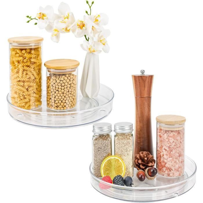 Plateau Tournant Lazy Susan Pour épices - Organisateur De Placard De Cuisine Pratique