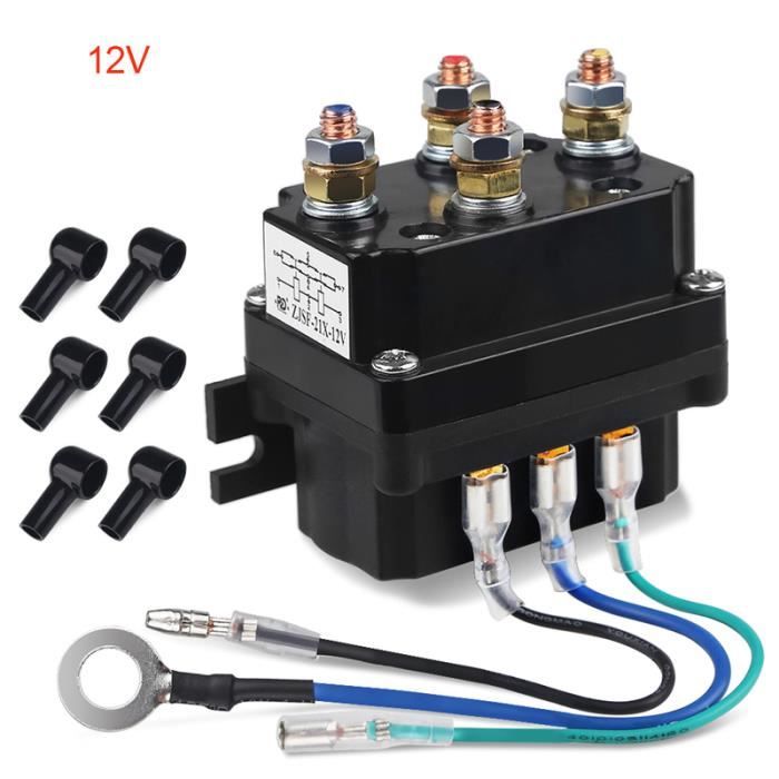 Kit De Commande Manuelle De Contrôleur De Treuil Filaire, Bouton Poussoir 12V Pour Treuils De 2000 A 4500 Lb 80331956