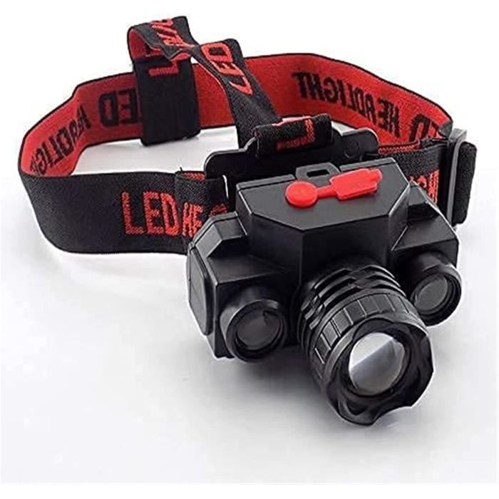 CEN Lampe frontale à LED Lampe frontale LED avec 6 modes de lampe