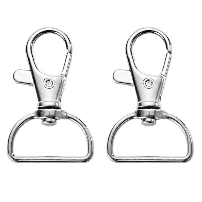 CNKOO Caractère Anneau Pêche Accessoires 2pcs Poisson Outil Porte-Clés Argent Camping M4/M5/M6 Durable Pivotant en Acier Inoxydable CNKOO Caractère Anneau Pêche Accessoires 2pcs Poisson Outil Porte-Clés Argent Camping M4/M5/M6 Durable Pivotant en Acier Inoxydable