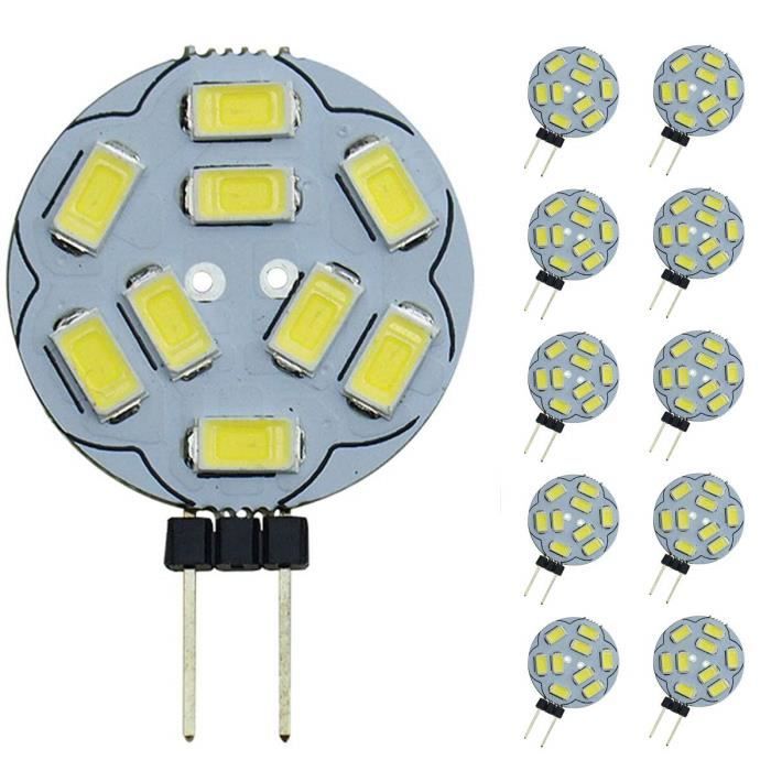 Ampoules - Pocketmant Dimmable G4 20w Remplacement Lampe Halogène Ampoules  Cc 12v 200lm Paquet 10 Blanc Froid [ - Cdiscount Maison