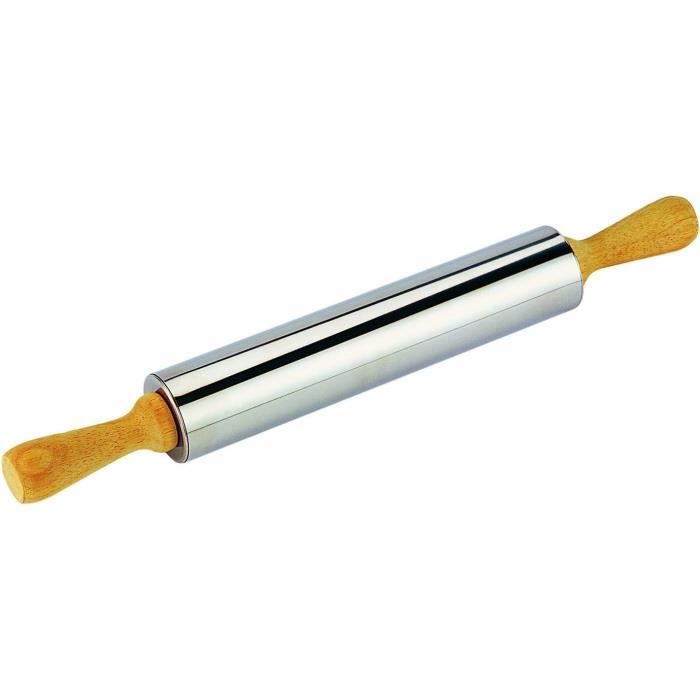 Rouleau À Pâtisserie Inox 25 X 5 Cm[N526] Cdiscount Maison