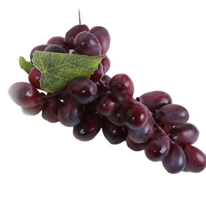 Tas de Artificiel Vert Grappes de raisin Plastique Décorative Fruit