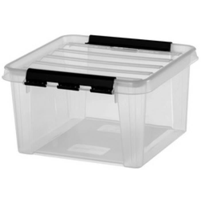 4 Boîtes Rangement Alimentaires SmartStore 2.25L - Hermétiques Empilables - 20% Biosourcé - Lave-vaisselle