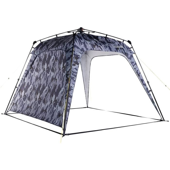 Panneau Latéral Pour Tonnelle Outsunny - Pour Tonnelles Pop-up 3x3m, Avec 4 Sacs En Maille Et 2 Poches - Gris - 1