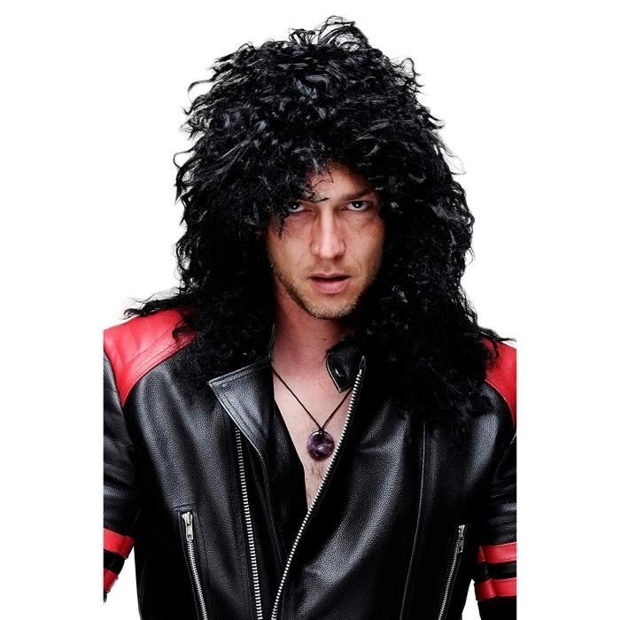 perruque cheveux long homme