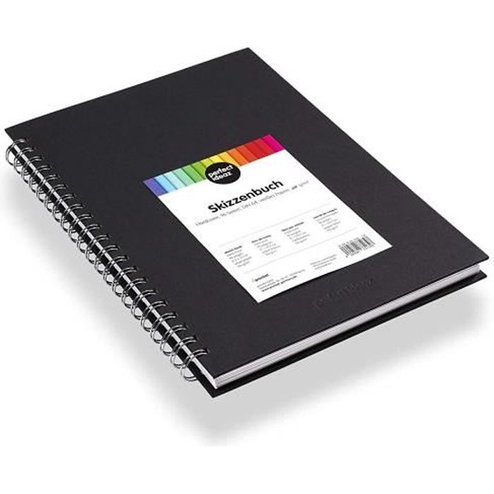 Perfect Ideaz Carnet De Croquis De 96 Pages 48 Feuilles Din A4 Carnet De Dessin Professionnel Livre A Spirales Avec Papier Vi Achat Vente Carnet De Croquis Perfect Ideaz Carnet De C Cdiscount