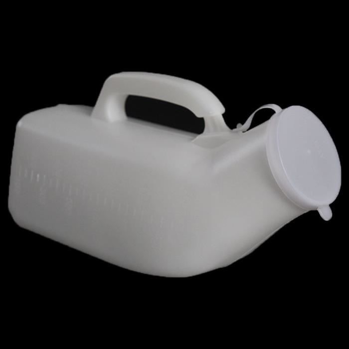 Color White Urinoir en plastique avec poignée et couvercle pour homme,  bouteille de pipi de 1200ml, pot pour - Cdiscount Santé - Mieux vivre
