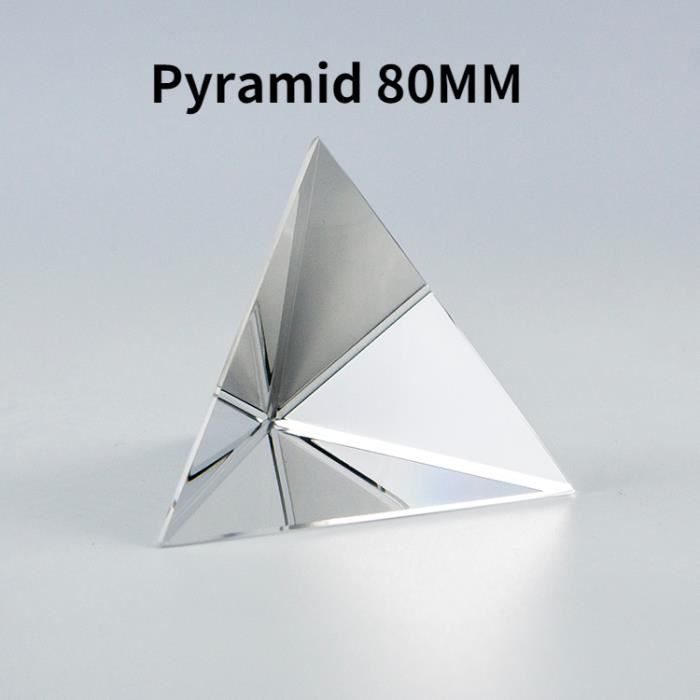 PATIKIL 30 Mm/1,2 Pouce Triangulaire Prisme, 2 Paquet Verre