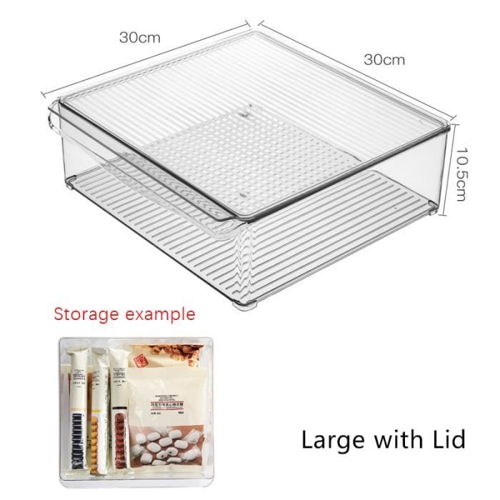 Sac De Rangement Pour Papier Cadeau - Bac Transparent Avec Poignée Et Fermeture Zip - Organisation Fêtes - 9