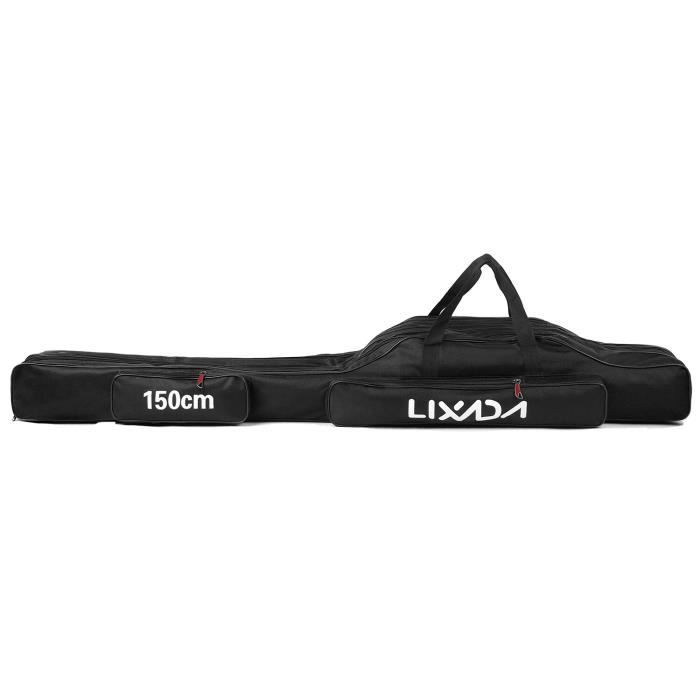 Sac De Transport Pour Canne à Pêche Rurunklee 75 Cm - Étui Pliable Portable En Nylon Pour Moulinet Et Accessoires - 5