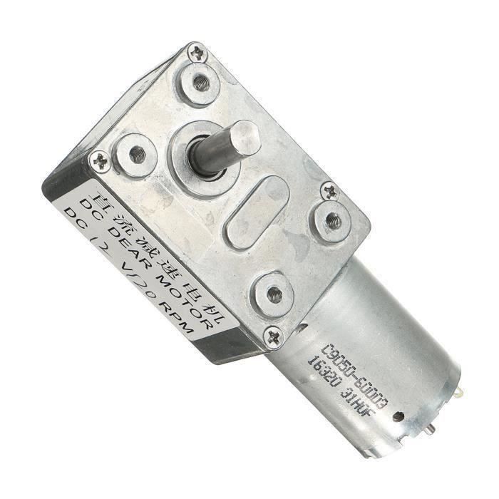 Moteur DC réducteur JGB37-500 12V 32RPM – Couple élevé pour robotique & Arduino | ELECTRONIC SHOP