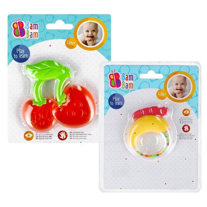 Hochet Dentition Bébé 8 Pièces – Jouet Sensoriel 0-12 Mois – ABS Sans BPA – Animaux Colorés – Cadeau Naissance