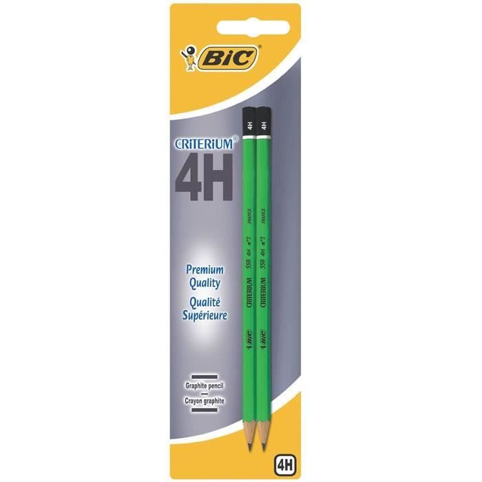 Bic Criterium 550 Boîte de 12 Crayons Graphite 2B 