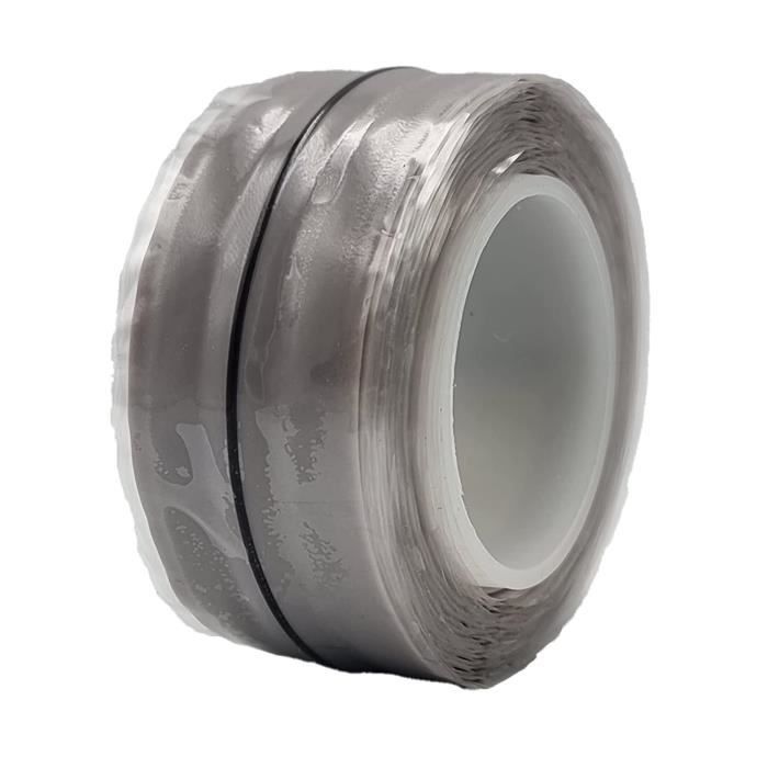 Ruban Silicone Auto-fusionnant 3m X 38mm - Gris - Neuf Poppstar