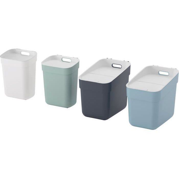 Curver Set de 4 poubelles de tri Ready to collect 2 x 10 L / 2 x 20 L