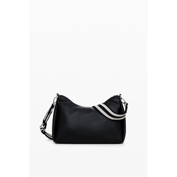 Sac Bandoulière DESIGUAL 24WAXP97 Noir Polyuréthane