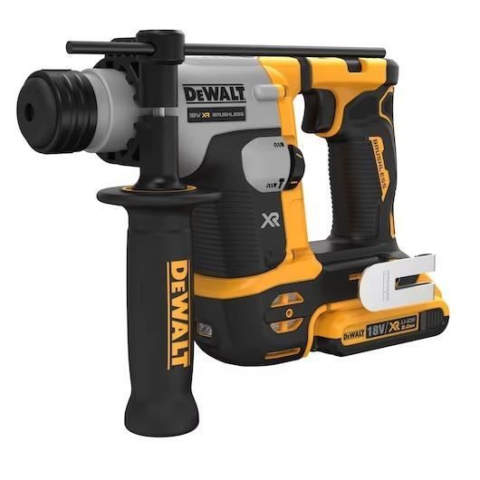 Perforateur SDS Plus XR 18V 2Ah Li Ion Brushless 1.4J DEWALT DCH172D2 QW - vue 2