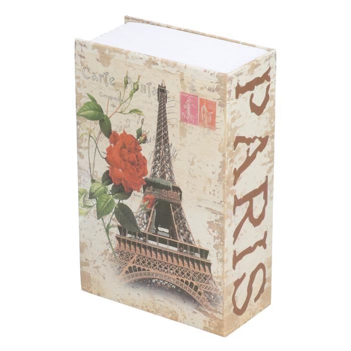 DEX Coffre-fort De Livre Coffre-fort Tirelire Innovant Mini Livre