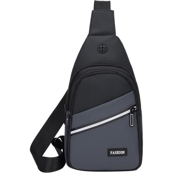 Sac Banane RYACO - 3 Poches - Réglable 70-145cm - Nylon Résistant - Pour Sport Et Voyage