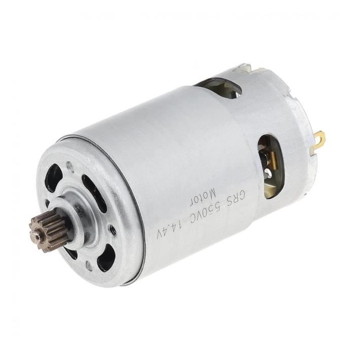 Moteur Brossé Bordhap 21V RS550 - 14 Dents - Pour Mini Scie à Bûches 4/6 Pouces - 28000 Tr/min