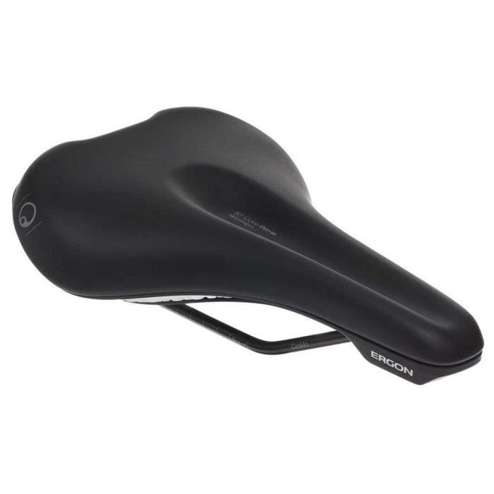 Selle homme route Ergon SR Pro noir - Partie cycle vélo sur La Bécanerie