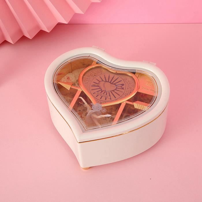 Boîte à bijoux de musique ballerine rotative pour fille - SONEW