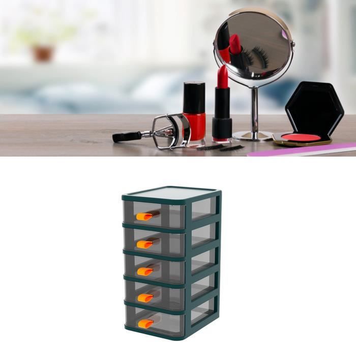 Hbbgdiy Organisateur De Ceinture En Plastique Transparent à 5 Couches, Boîte De Rangement Tiroir Tournante 4, 5 X 8, 7 Pouces Pour Les Courroies, Les Liens, Les Montres, Les Bijoux Et Le