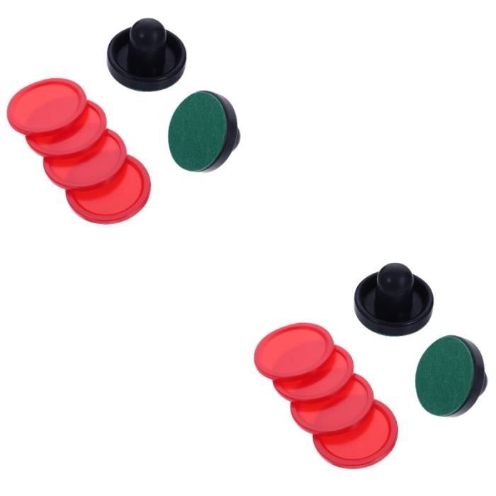 Lot De 10 Poussoirs En Feutre Pour Table Air Hockey - Diamètre 74 Mm - Rechange Pour Parties Intenses