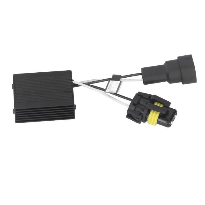 Lot de 2 résistances anti-scintillement pour phares LED Canbus sans erreur, décodeur LED, H13/9008 pour phare LED, résistance pour annulation d'avertissement de phare LED (H13/9008