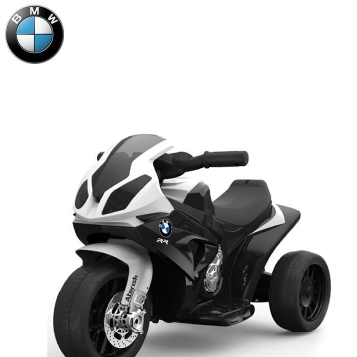 Moto électrique 1er âge bébé enfant BMW 6 votls tricycle électrique noir -  Cdiscount Jeux - Jouets