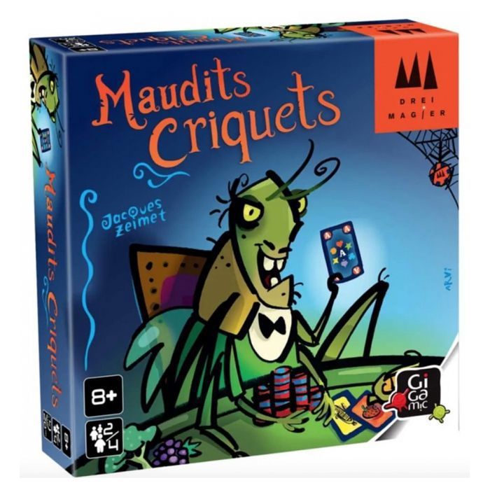 Maudits criquets le jeu de societe - GIGAMIC - DRMAU - Orange - Dès 8 ans