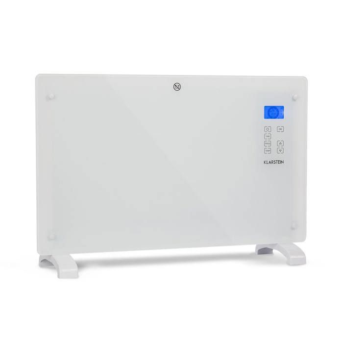 Radiateur électrique - Klarstein - 2000 W - convecteur électrique programmable - convecteur mobile - chauffage dappoint - blanc