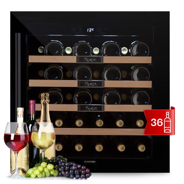 Cave à vin encastrable Klarstein Vinsider 36 BuiltIn Uno 92 L 36