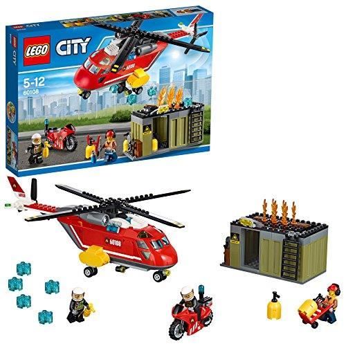 LEGO City - L'unité de secours des pompiers - 60108 - Jeu de Construction 60108
