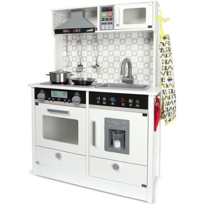 Cuisine électronique en bois 246241 WHITE MODERN