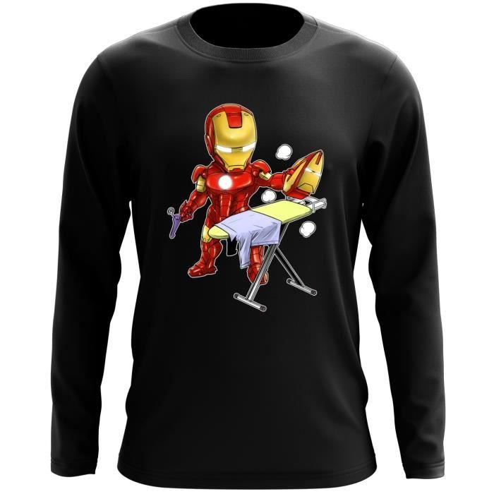 T-shirt homme "iron man" pour homme drôle parodie/geek t-shirt/nouveauté tee