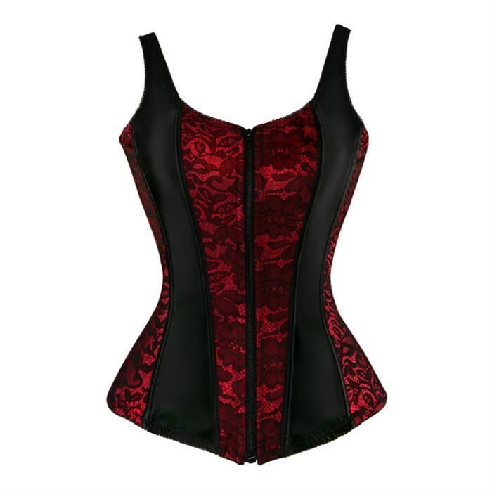 Bustier femme shop avec bretelles