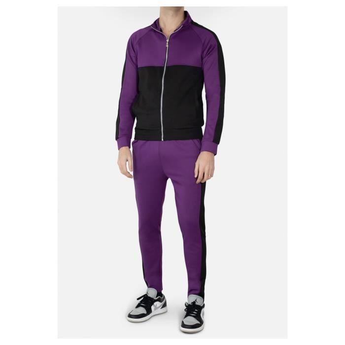 Survetement adidas sales violet homme