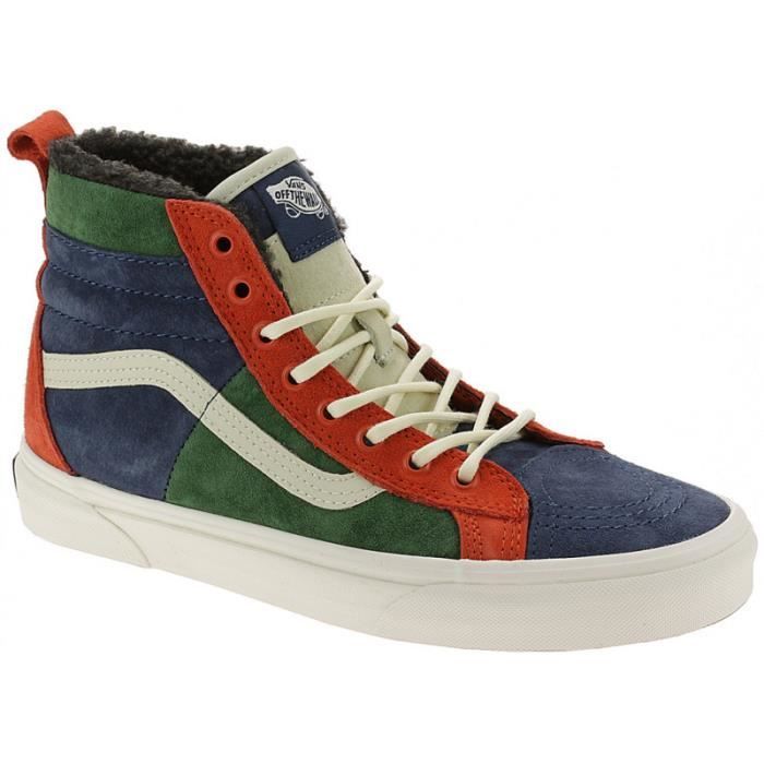 vans bleu vert