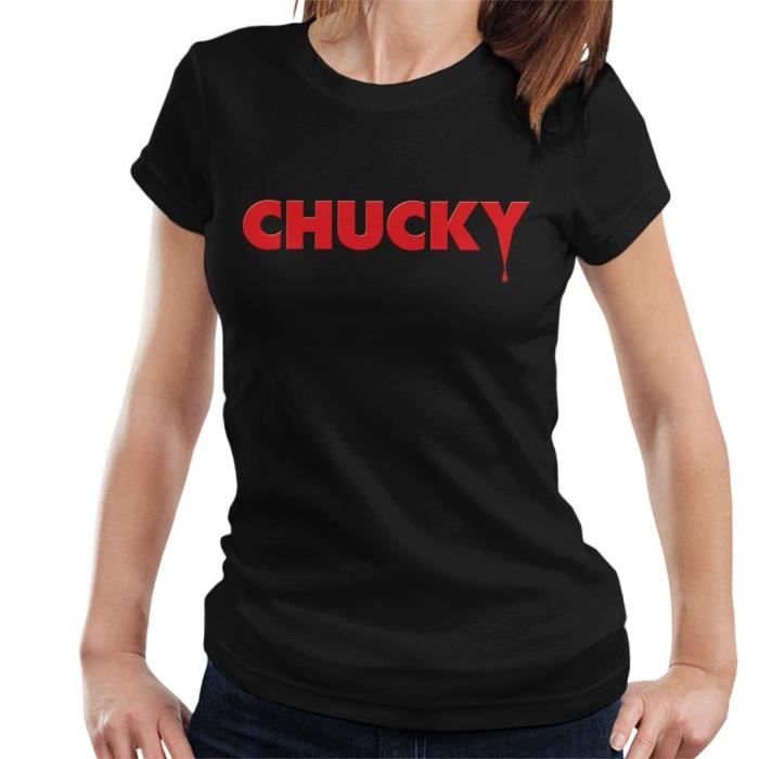 Chucky Klassische Logo Dripping Blut Frauen's T-Shirt | DE