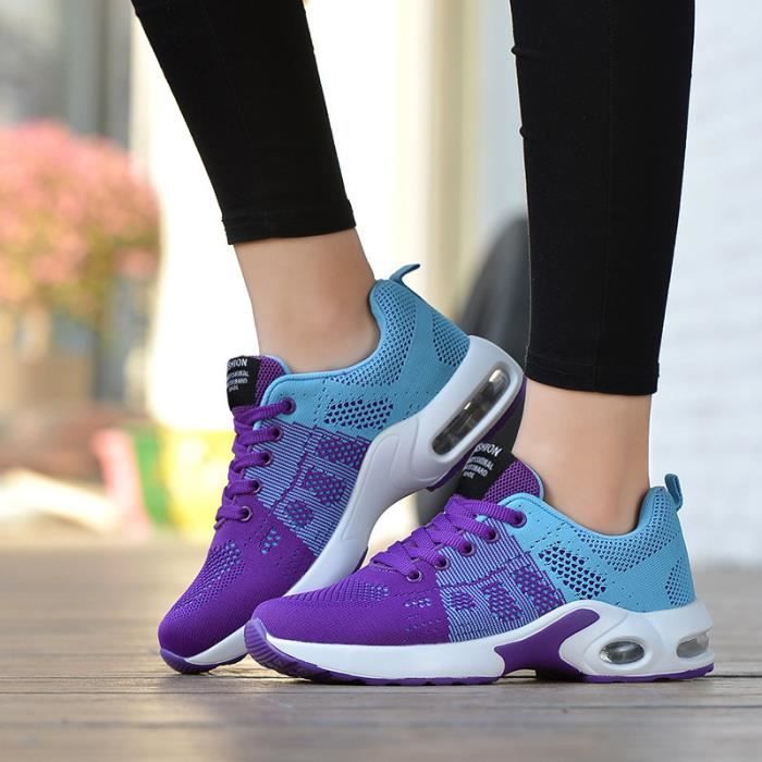 Basket shop femme violette