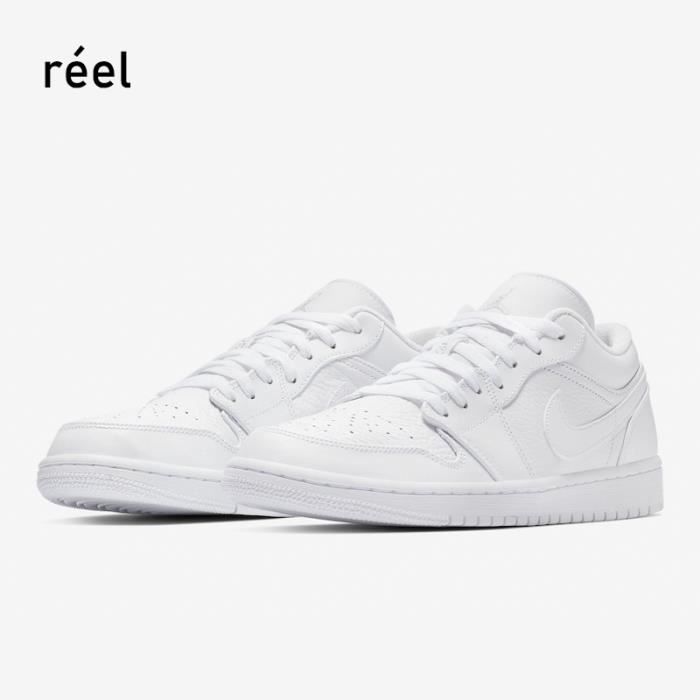 Air-Jordan 1 Low “Triple White”553558 