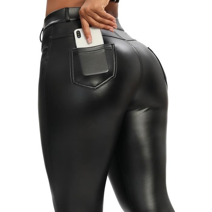 Jogging best sale cuir femme