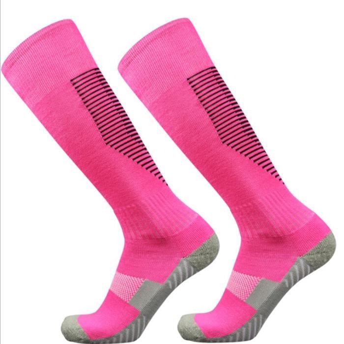 Lot De 2 Paires Chaussettes De Foot Hautes Bleues XIONG BANG - Adulte Taille Unique